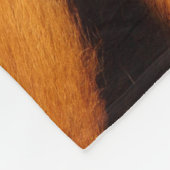 tijger voor huidafdrukken fleece deken (Hoek)