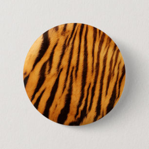 tijger voor huidafdrukken ronde button 5,7 cm