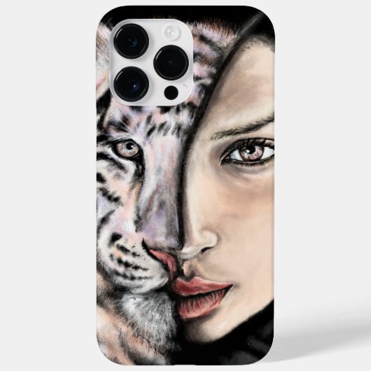 Tijger Vrouw iPhone Case (Achterkant)