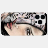 Tijger Vrouw iPhone Case (Achterkant (horizontaal))