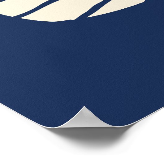 Tijger wacht op kerst poster (Hoek)