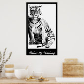 Tijger, wacht_ poster (Keuken)