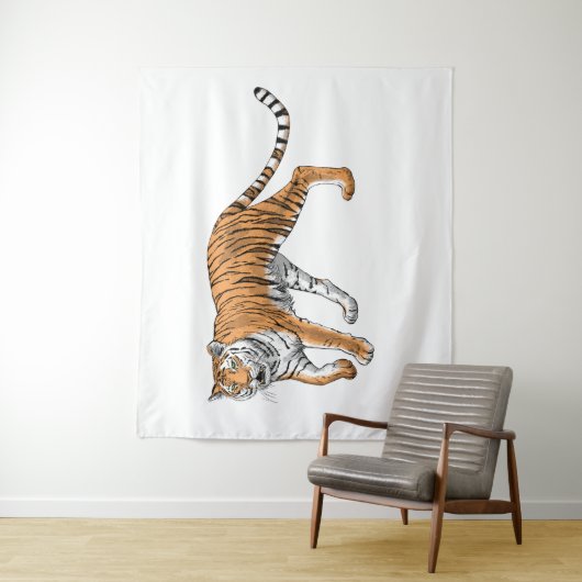 tijger wandkleed (In situ)