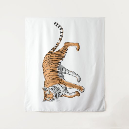 tijger wandkleed (Voorkant)
