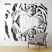 tijger wandkleed (In Situ (horizontaal))