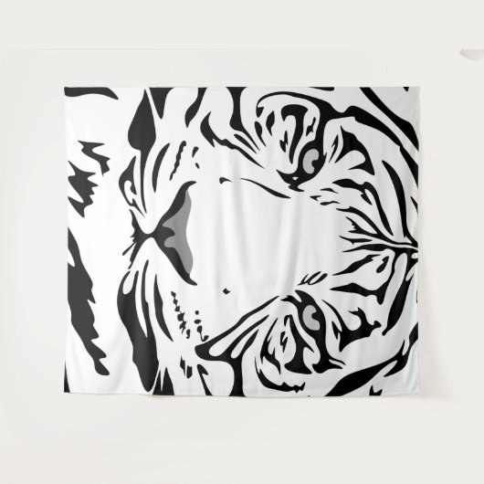 tijger wandkleed (Voorkant (horizontaal))