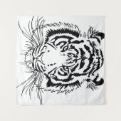 tijger wandkleed (Voorkant (horizontaal))