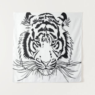 tijger wandkleed