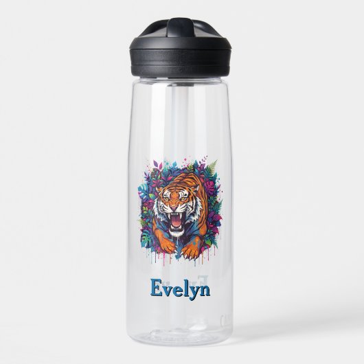 Tijger Waterfles (Voorkant)