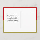 Tijger Waterverf Chinees nieuwjaar 2022 Feestdagenkaart (Achterkant)