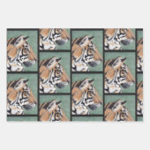 Tijger Waterverf wikkelpapier - Gift Wrap Inpakpapier Vel (Voorkant 3)