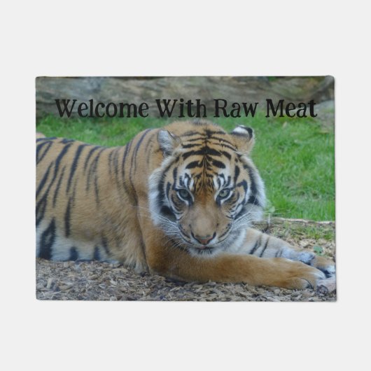 Tijger — Welkom deur — Mat (Voorkant)