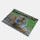 Tijger — Welkom deur — Mat (Schuin)