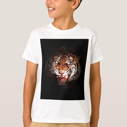Tijger - Wild Big Cats Art T-shirt (Voorkant)
