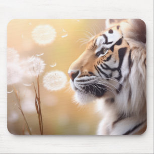 Tijger wild dier rustig vredig muismat