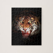 Tijger - Wilde grote katten Kunst Legpuzzel (Verticaal)