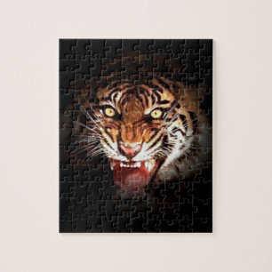 Tijger - Wilde grote katten Kunst Legpuzzel