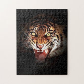Tijger - Wilde grote katten Kunst Legpuzzel (Verticaal)