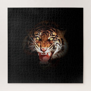 Tijger - Wilde grote katten Kunst Legpuzzel