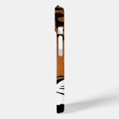 Tijger, wilde kat op zwart Case-Mate iPhone case (Achterkant / Links)