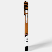 Tijger, wilde kat op zwart Case-Mate iPhone case (Achterkant / Links)