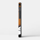 Tijger, wilde kat op zwart Case-Mate iPhone case (Achterkant / Links)