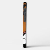 Tijger, wilde kat op zwart Case-Mate iPhone case (Achterkant / Links)