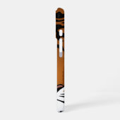 Tijger, wilde kat op zwart iPhone 16 hoesje (Linkerkant)