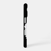 Tijger, wilde kat op zwart iPhone 16 hoesje (Rechterkant)