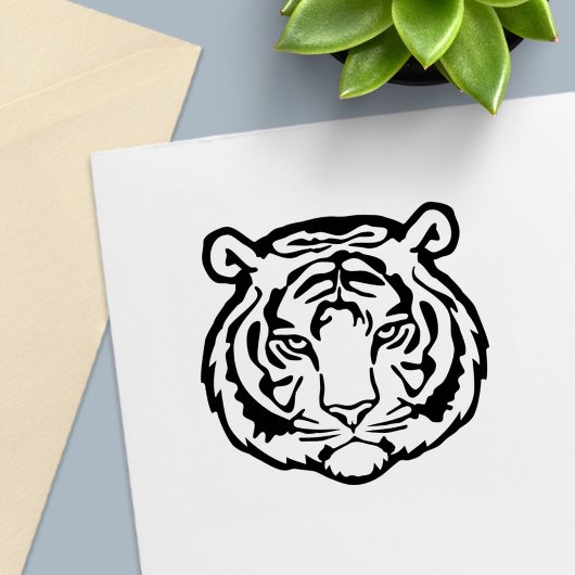 Tijger, Wilde Kat Zelfinktende Stempel