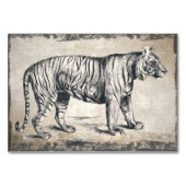 Tijger  wildgroei decoratief kaart (Voorkant)