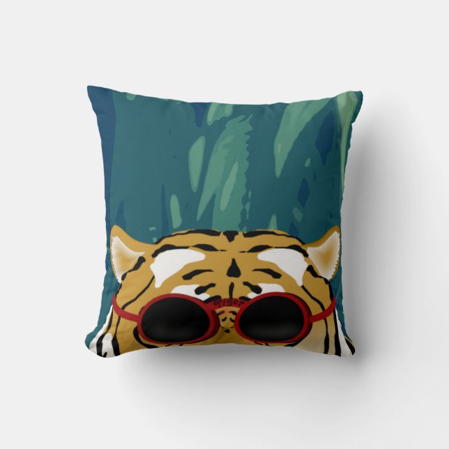 Tijger Worp Kussen (Voorkant)