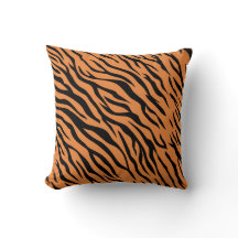 Tijger Worp Kussen 16" x 16"