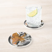 tijger zandsteen onderzetter (Zijkant)