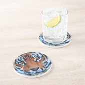 tijger zandsteen onderzetter (Zijkant)