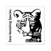 Tijger. Zelfinktende Stempel (Design)