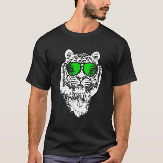 Tijger zonnebril Muziek Uralub Tiger Love Animal F T-shirt (Voorkant)