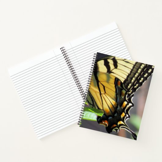 tijger zwallowtail Butterfly Wing - 8,5 x 11, 8,5 Notitieboek (Binnen)