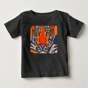 Tijger (zwart) - Baby T-shirt
