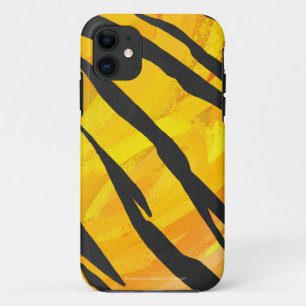 Tijger, zwart en Oranje afdrukken iPhone 11 Hoesje