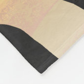 Tijger, zwart en Oranje afdrukken Fleece Deken (Hoek)