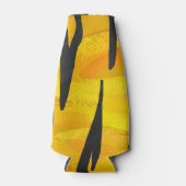 Tijger, zwart en Oranje afdrukken Flesjeskoeler (Voorkant)