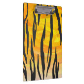 Tijger, zwart en Oranje afdrukken Klembord (Rechts)