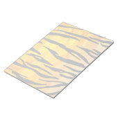 Tijger, zwart en Oranje afdrukken Notitieblok (Schuin)