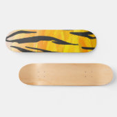 Tijger, zwart en Oranje afdrukken Skateboard (Horizontaal)