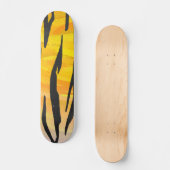 Tijger, zwart en Oranje afdrukken Skateboard (Voorkant)