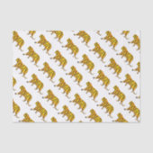 Tijger, zwart en Oranje afdrukken Tissuepapier (Voorkant)