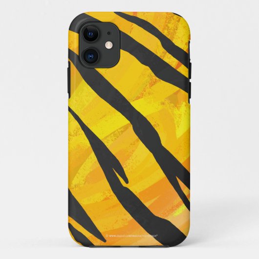 Tijger Zwart en Oranje Print Case-Mate iPhone Case (Achterkant)