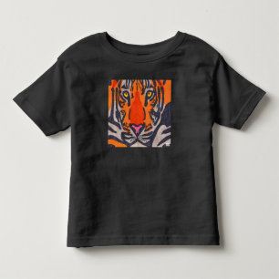 Tijger (zwart) - Peuter T-shirt