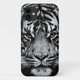 Tijger zwart-wit iPhone 11 hoesje